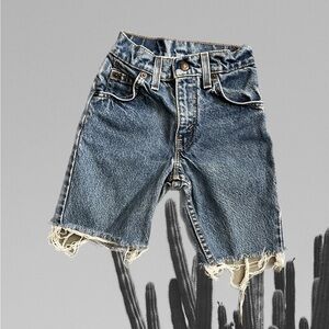 Vintage toddler Levi’s orange tab cutoffs